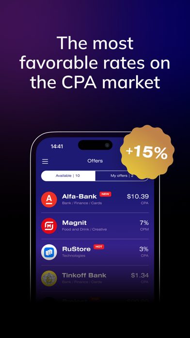 SocialLead -CPA for publishers Cartaz