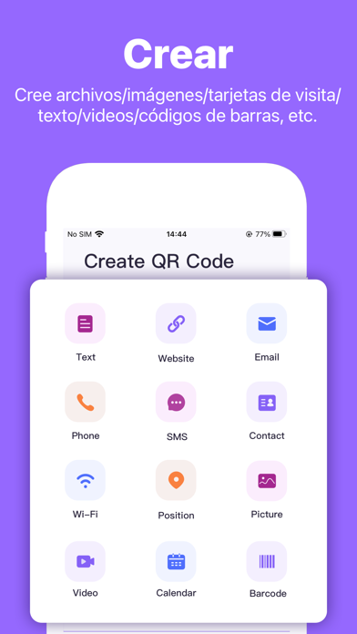 QR-kód Pro olvasó الملصق