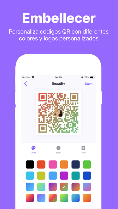 QR-kód Pro olvasó الملصق