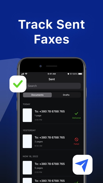 ‎FAX from Phone: Send FAX Cartaz