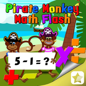 Pirate Monkey Math Flash