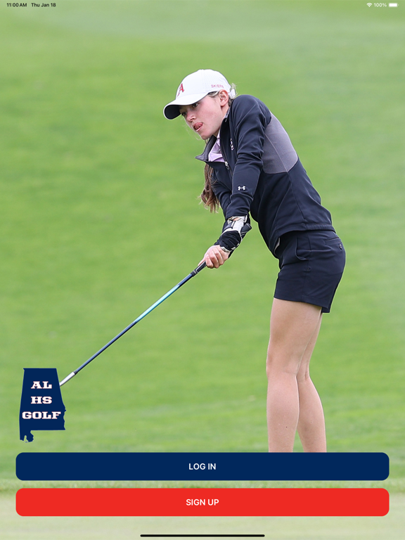 AHSAA Golf Plakat
