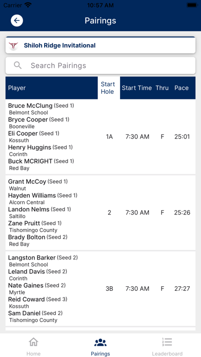 AHSAA Golf Plakat