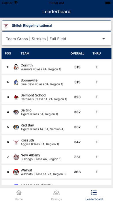 AHSAA Golf Plakat
