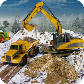 Simulador nieve para excavador