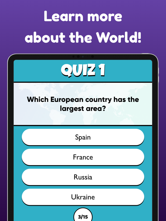 World Geography Quiz 2023 poster