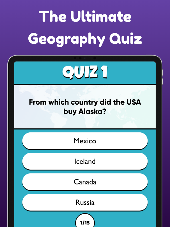 World Geography Quiz 2023 ポスター