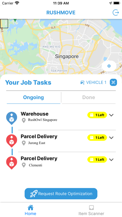 RushMove Driver Plakat