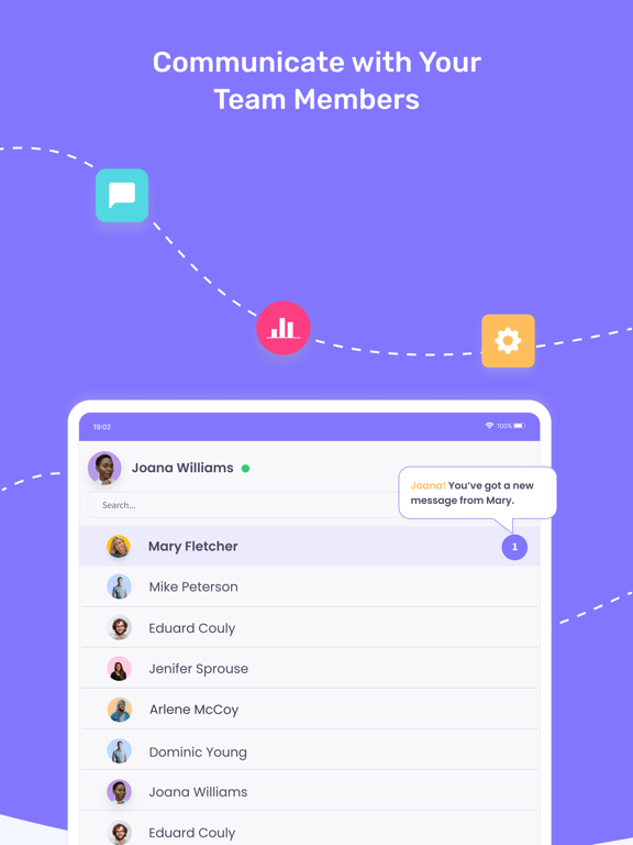 WebWork Team Chat poster