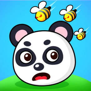 Rette den Panda: Bienen Spiel