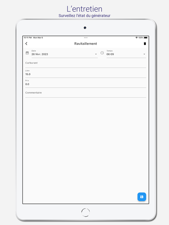 Generator log Affiche