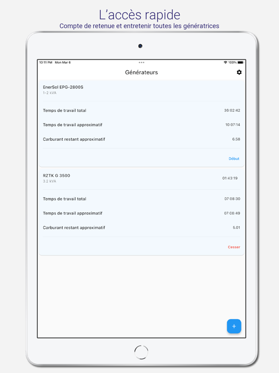 Generator log Affiche
