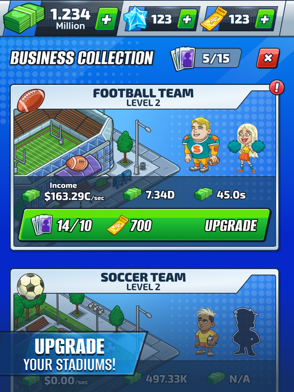 Sports Playoff Idle Tycoon poster
