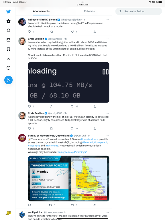 Control Panel for Twitter Affiche