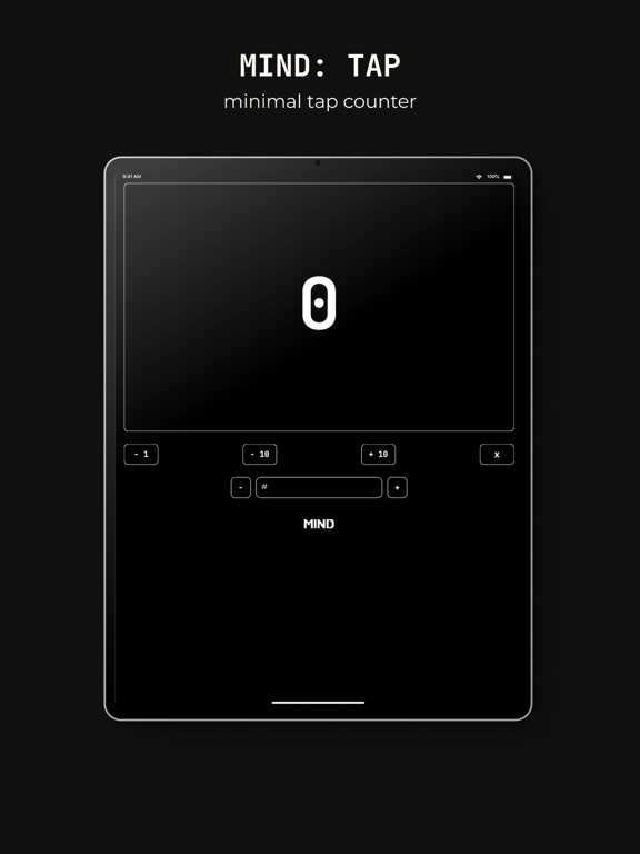 MIND: Tap poster