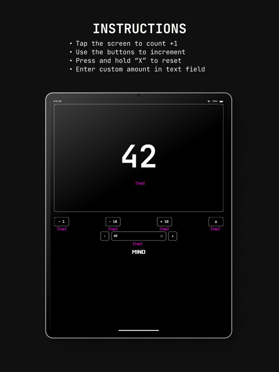MIND: Tap poster