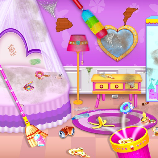 Princess House Cleaning Games for iOS (iPhone/iPad/iPod touch) Free