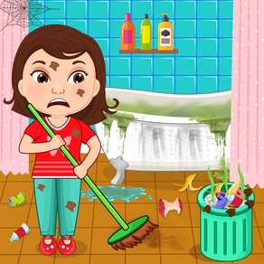 Baby Girl House Cleaning