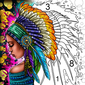 Adult Coloring Paint by Number