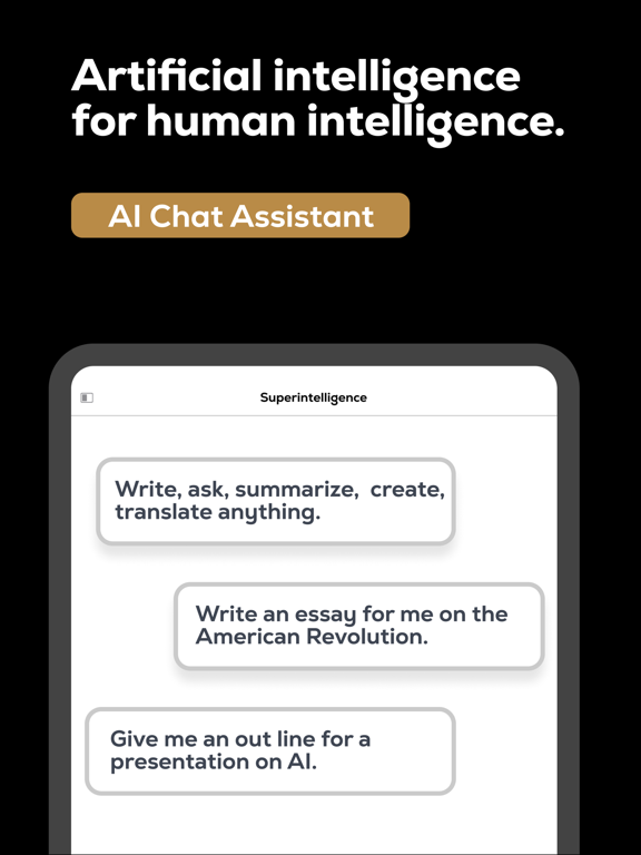 Superintelligence AI poster