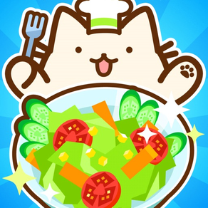 Cat Salad Bar