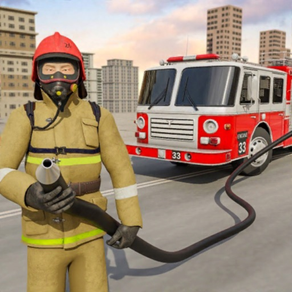 消防士 消防士 ゲーム 3D