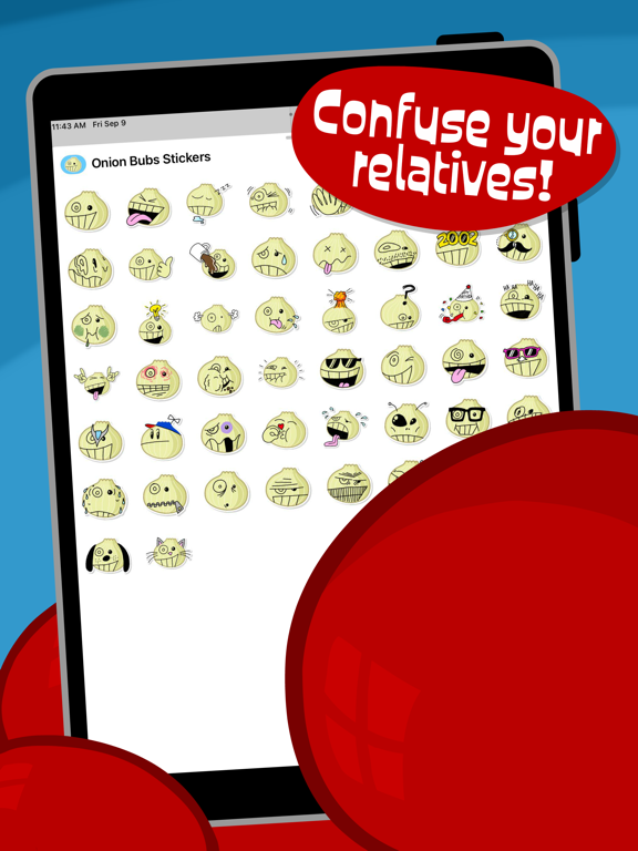 Onion Bubs Stickers Affiche
