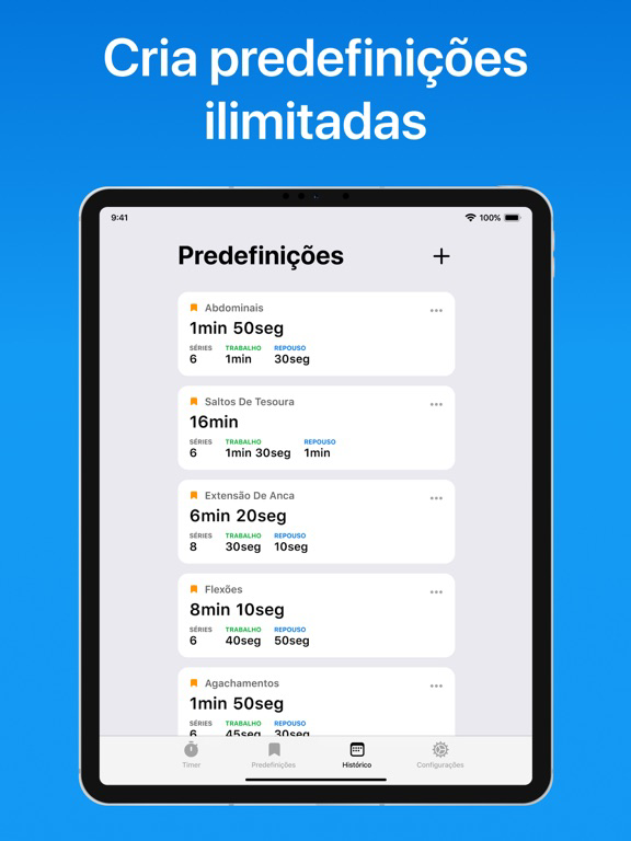 Temporizador de Treino: Tabata Cartaz
