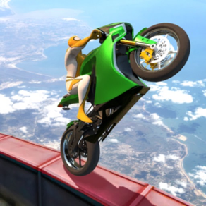 Superhero Moto Stunts Racing