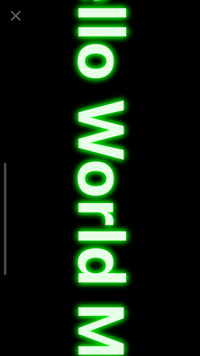 LED Text Effect poster