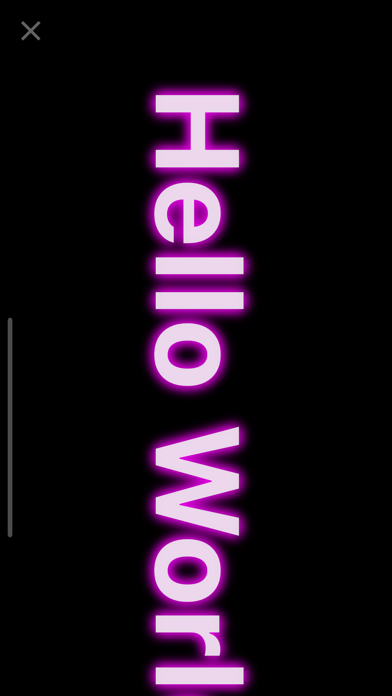 LED Text Effect poster