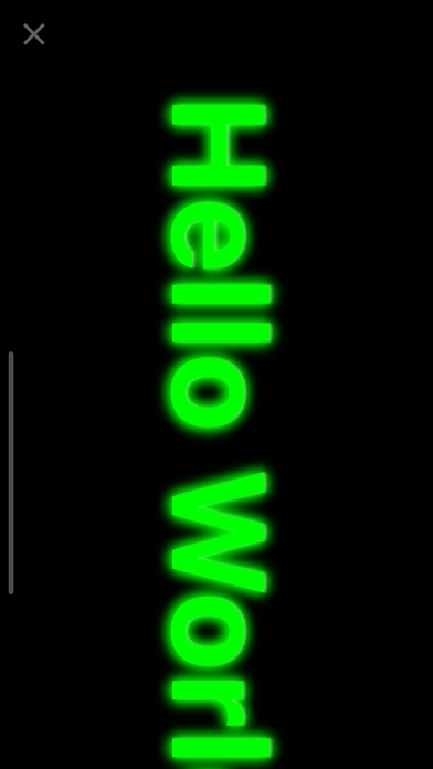 LED Text Effect poster