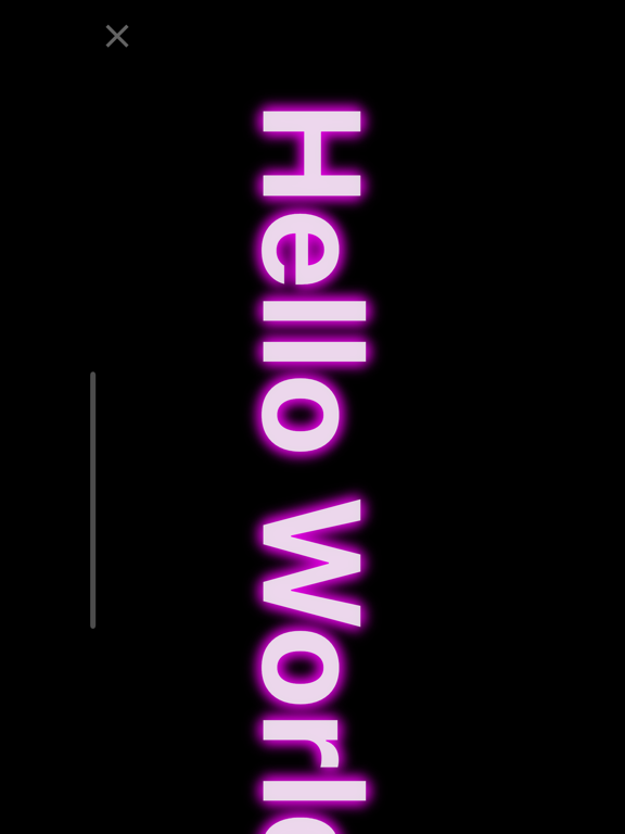 LED Text Effect poster