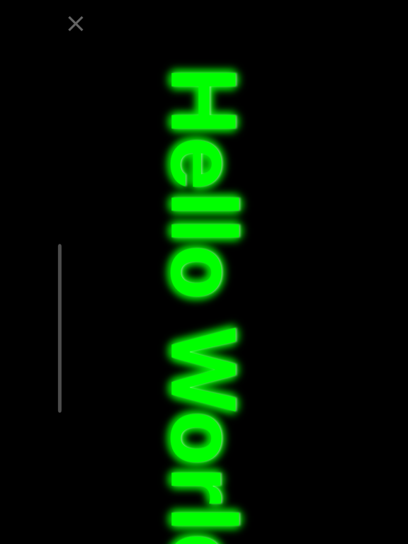 LED Text Effect poster