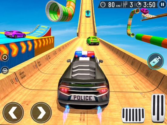 Police Car Stunt Driving Game poster