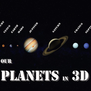 Unsere Planeten in 3D