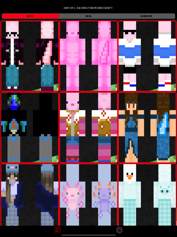 Axolotl Skins for Minecraft PE for iOS (iPhone/iPad/iPod touch) - Free ...
