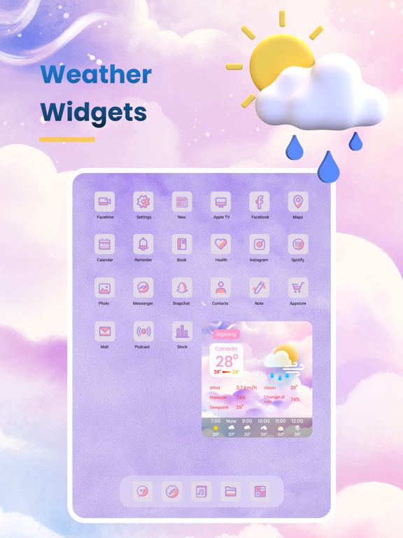 Weather Widget: Live Radar App poster