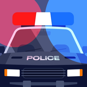 Blaulicht und Polizei Sirene