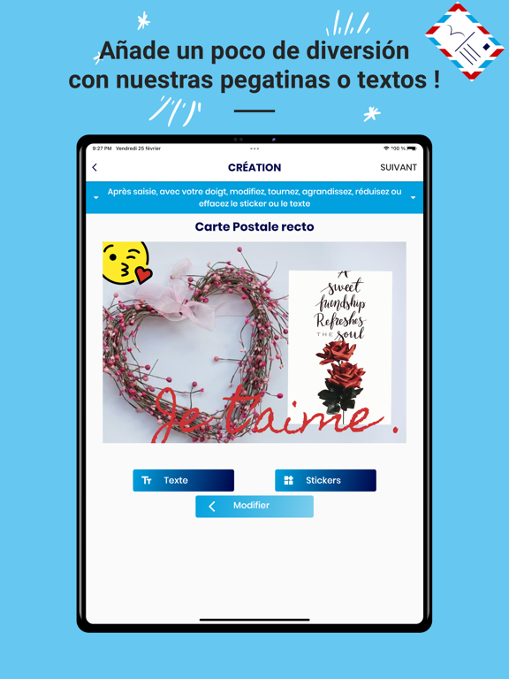 Postocards الملصق