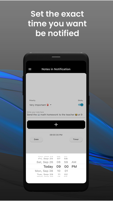 Notes in Notification poster