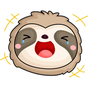 Cute Lazy Sloth Stickers