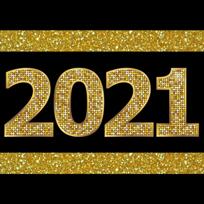 2021 Happy New Year Stickers
