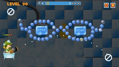 Soap and bubbles-clear poster