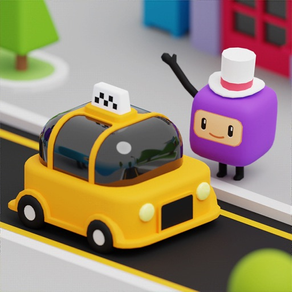 Cube World Taxi 3D