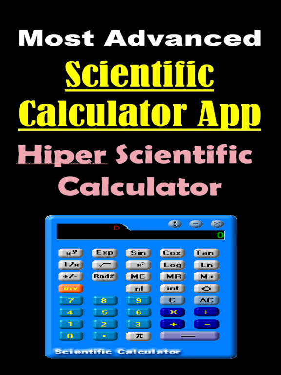 Fancy Scientific Calculator poster