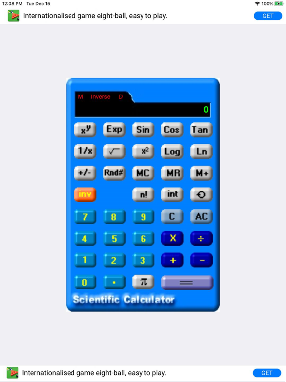 Fancy Scientific Calculator poster