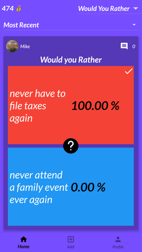 Would You Rather: Polls - Q&A