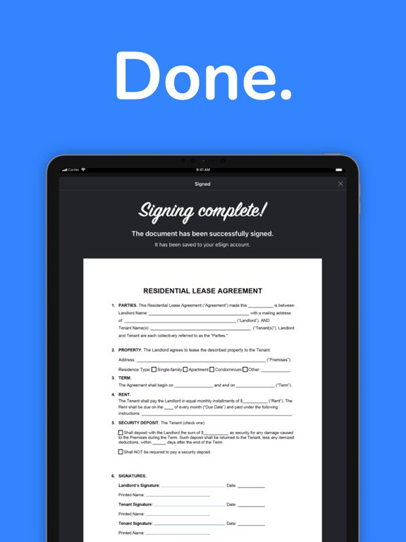 eSign App for iOS (iPhone/iPad) - Free Download at AppPure