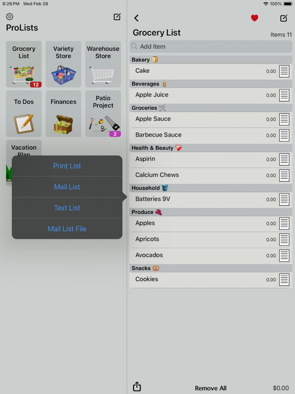 proLists الملصق